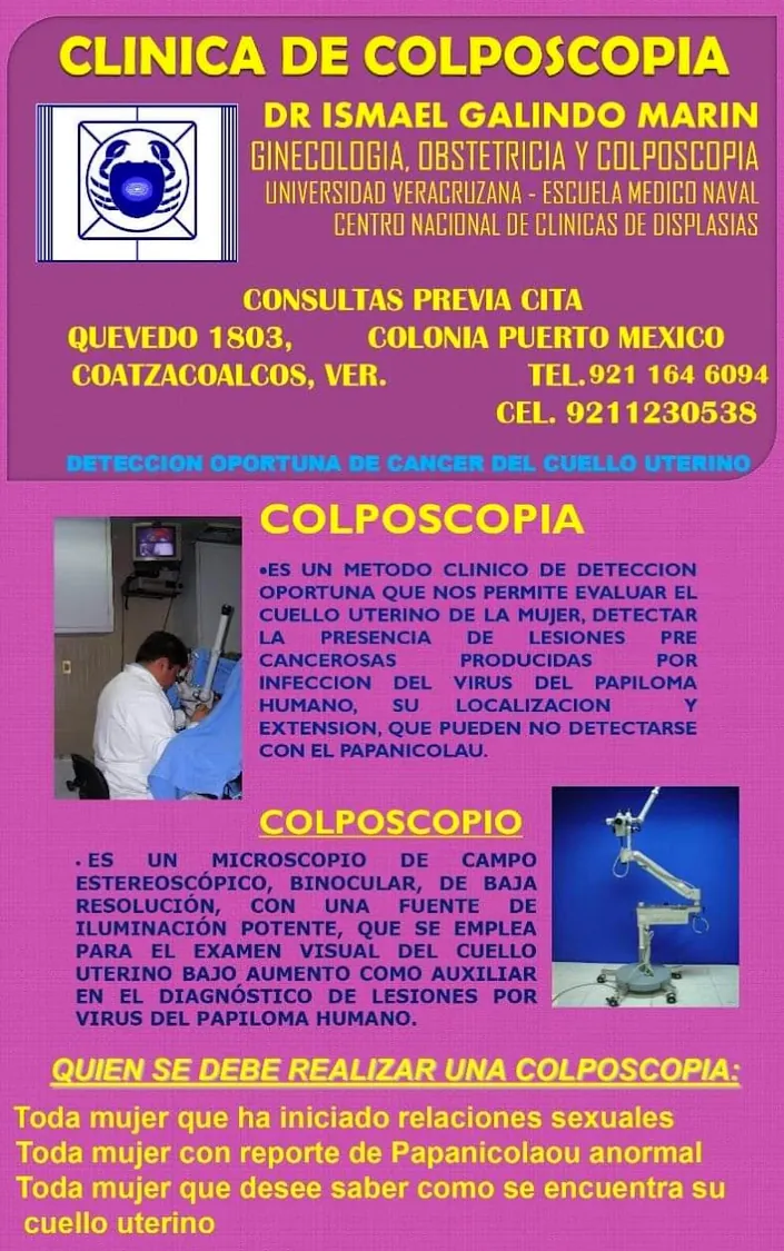 Dr. Ismael Galindo Marin, Ginecólogo